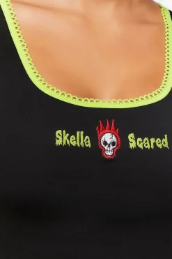Skella Scared Graphic Tank Top