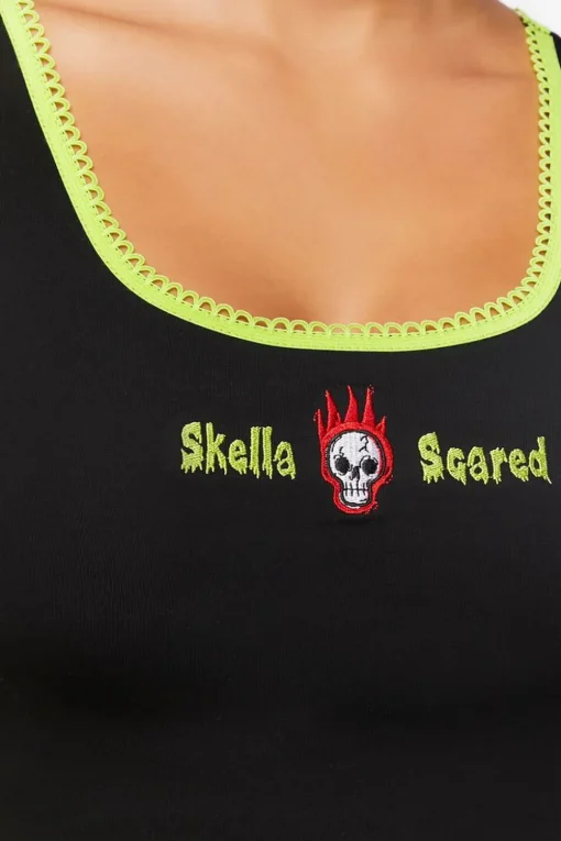 Skella Scared Graphic Tank Top
