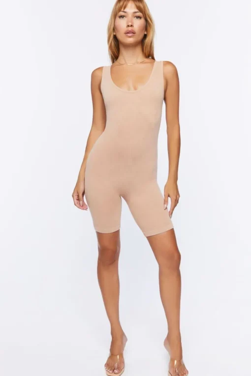 Sleeveless Fitted Romper