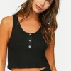 Sleeveless Pajama Crop Top