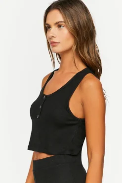 Sleeveless Pajama Crop Top