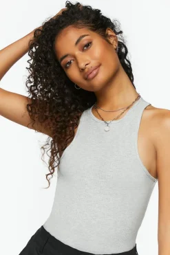 Sleeveless Racerback Bodysuit