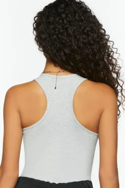 Sleeveless Racerback Bodysuit