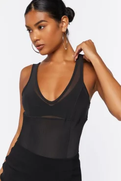 Sleeveless V-Neck Bodysuit