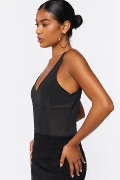 Sleeveless V-Neck Bodysuit