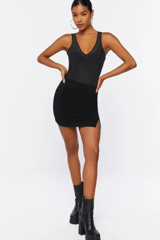 Sleeveless V-Neck Bodysuit