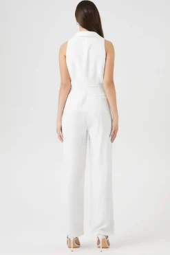 Sleeveless Wide-Leg Jumpsuit