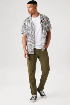 Slim Mid-Rise Pants