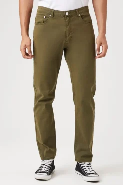 Slim Mid-Rise Pants