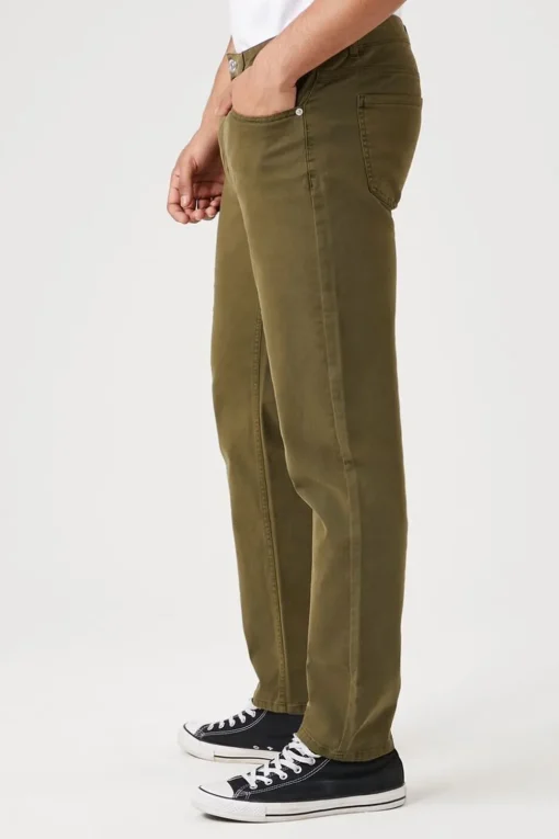 Slim Mid-Rise Pants