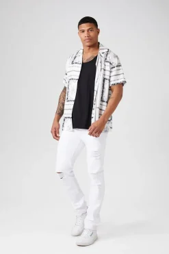 Slim-Fit Distressed Jeans