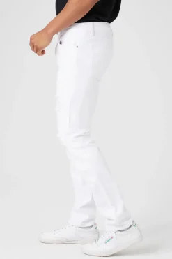 Slim-Fit Distressed Jeans