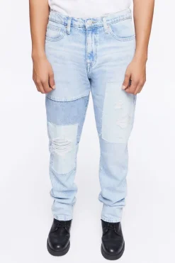 Slim-Fit Reworked Jeans