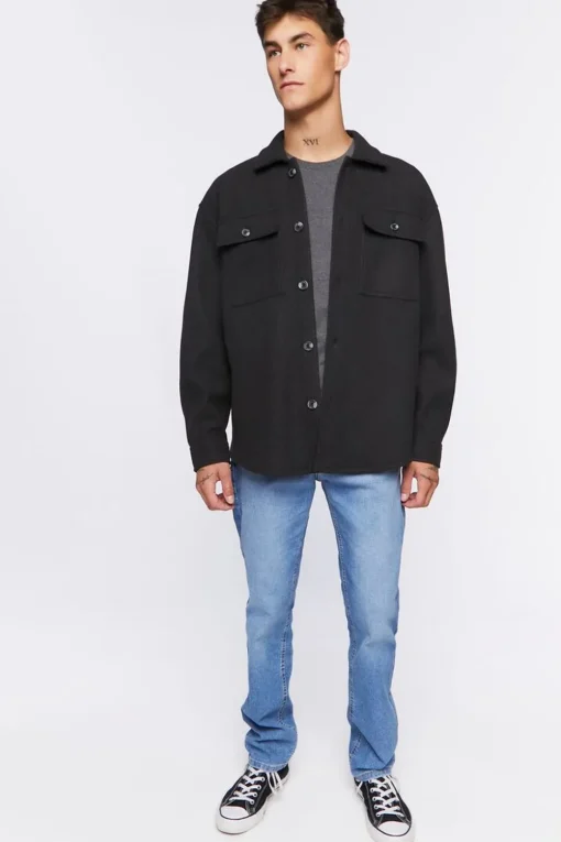 Slim-Fit Whiskered Jeans