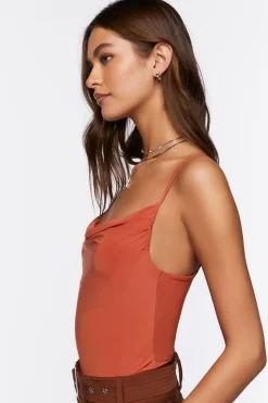 Slinky Cowl Neck Bodysuit