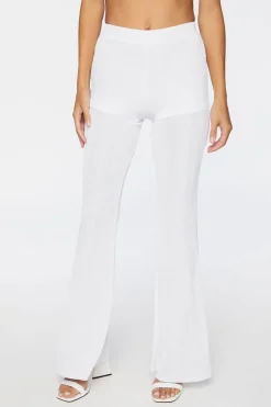 Slinky High-Rise Flare Pants