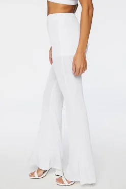 Slinky High-Rise Flare Pants