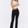 Slinky Knit Flare-Leg Pants