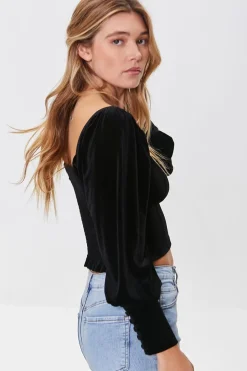 Smocked Crop Top