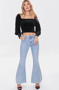 Smocked Crop Top