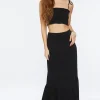 Smocked Cropped Cami & Tiered Skirt Set