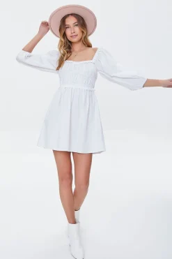 Smocked Mini Dress