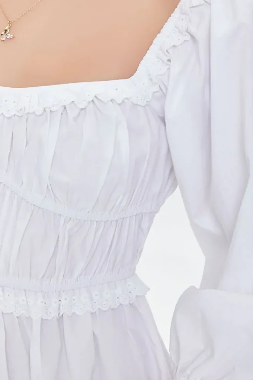 Smocked Mini Dress
