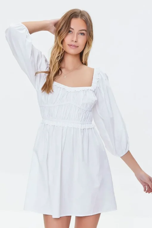 Smocked Mini Dress