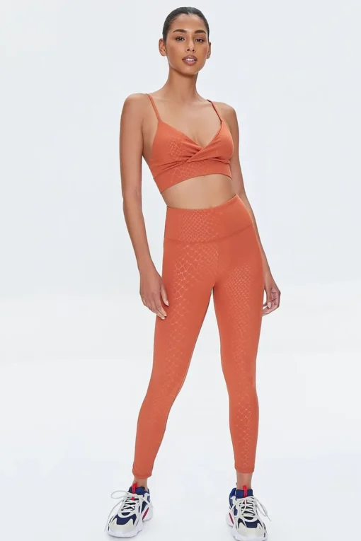 Snake Print Sports Bra