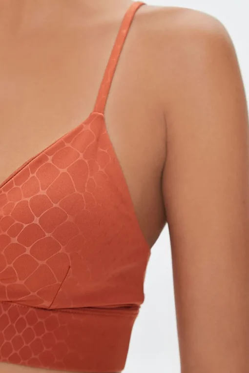 Snake Print Sports Bra