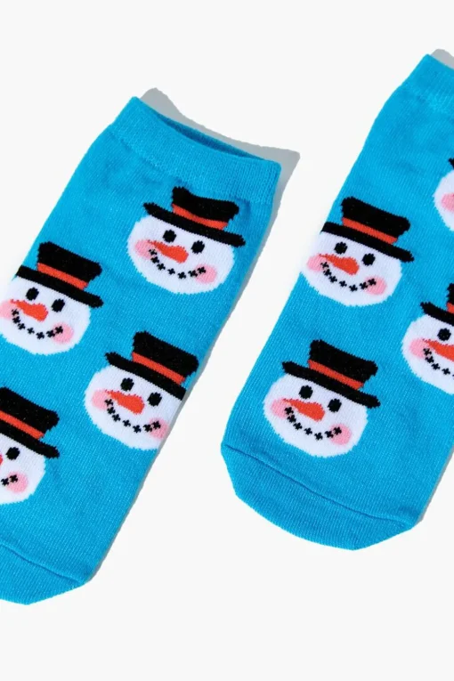 Snowman Ankle Socks