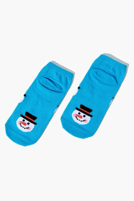 Snowman Ankle Socks