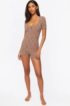 Space Dye Lounge Romper