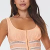 Speckled Print Lounge Corset Crop Top