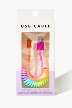 Spiral Charging Cable