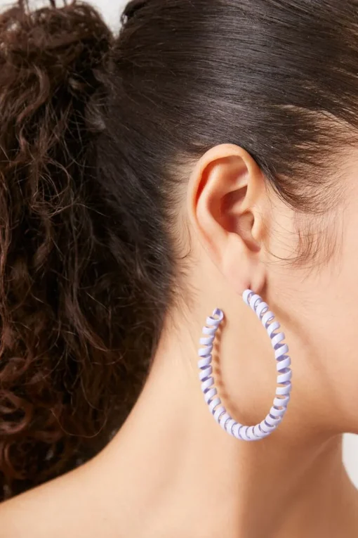 Spiral Hoop Earrings
