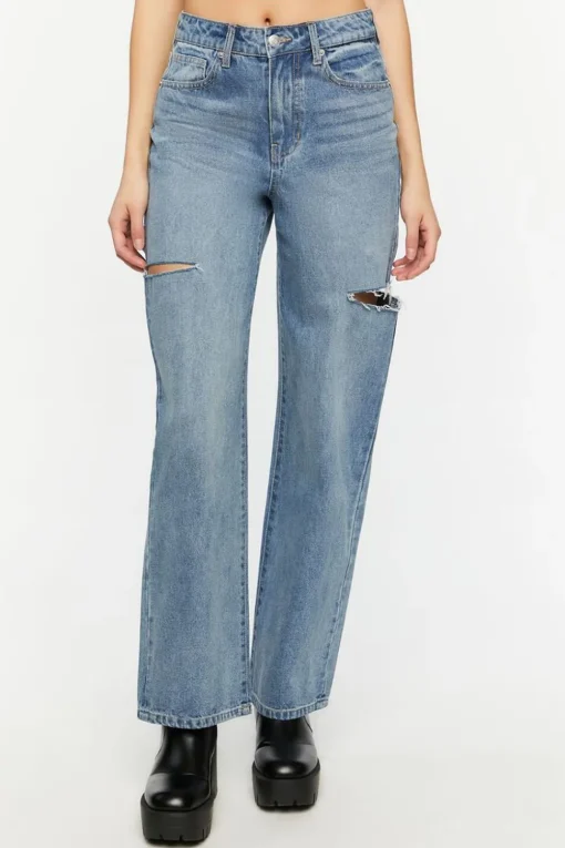 Split High-Rise 90S-Fit Jeans