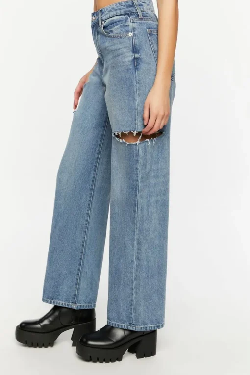 Split High-Rise 90S-Fit Jeans