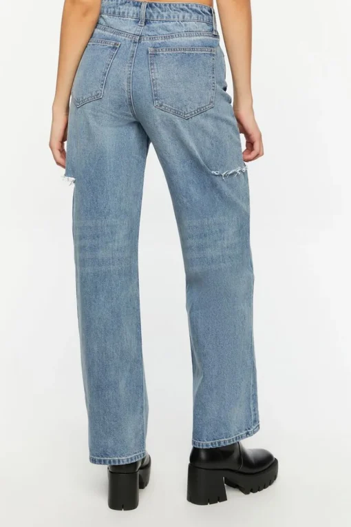 Split High-Rise 90S-Fit Jeans