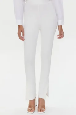 Split Slim-Fit Pants