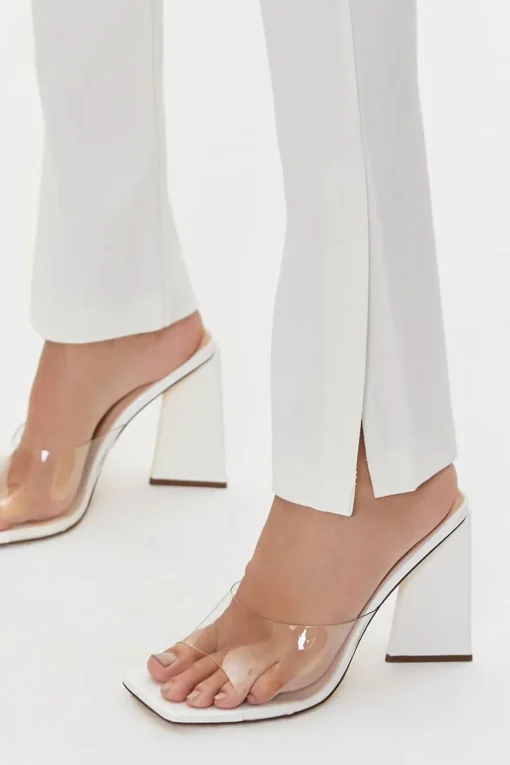 Split Slim-Fit Pants