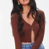 Split-Front Crop Top