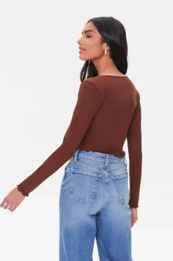 Split-Front Crop Top
