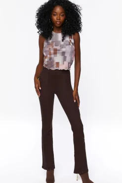 Split-Hem Bootcut Jeans