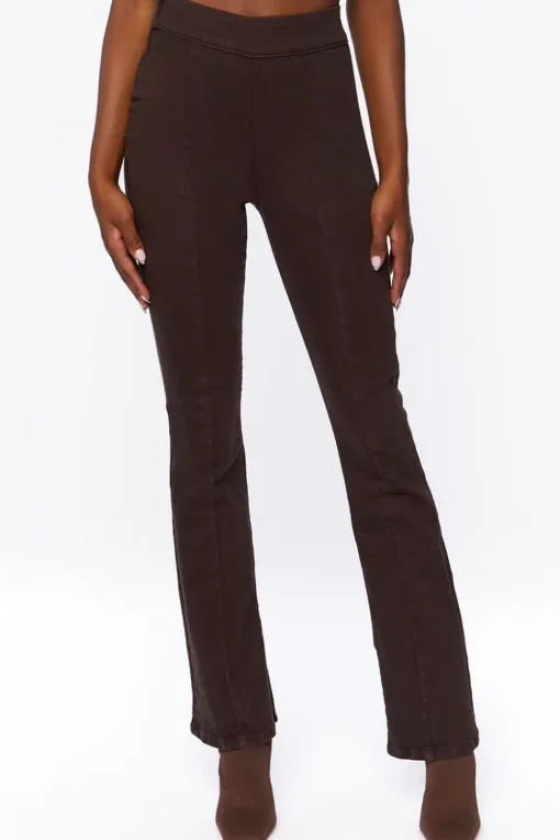 Split-Hem Bootcut Jeans
