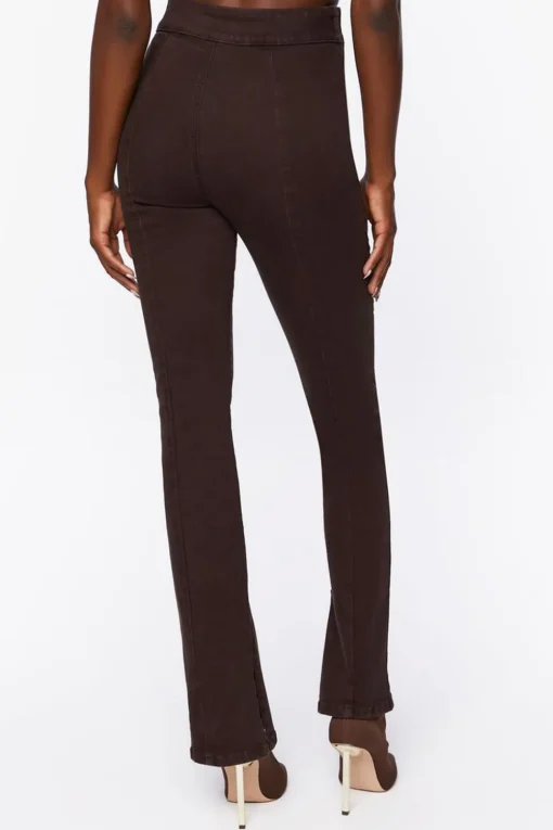 Split-Hem Bootcut Jeans