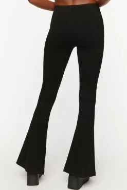 Split-Hem Flare Pants