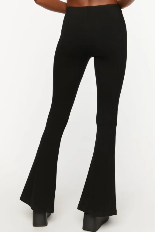 Split-Hem Flare Pants