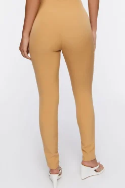Split-Hem High-Rise Pants
