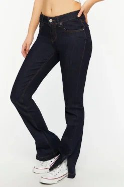 Split-Hem Slim-Fit Jeans